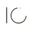Hoop Earrings in Black