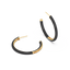 Hoop Earrings in Black