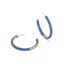 Hoop Earrings in Blue