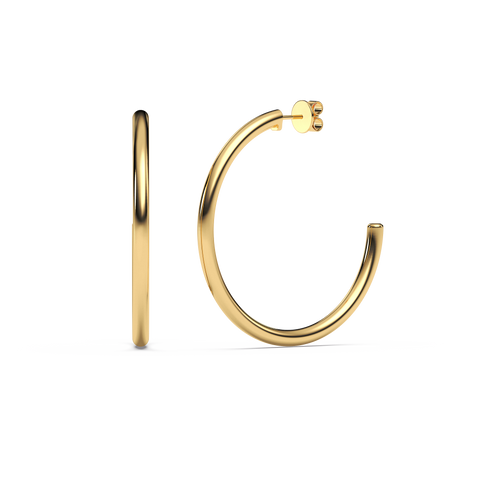 Hoop Earrings in Gold