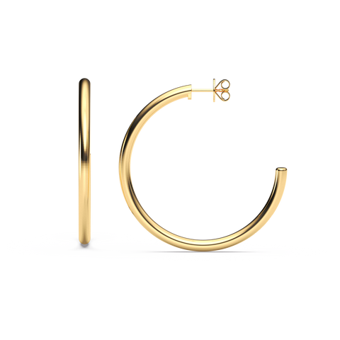 Hoop Earrings in Gold