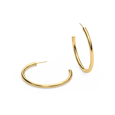 Hoop Earrings in Gold