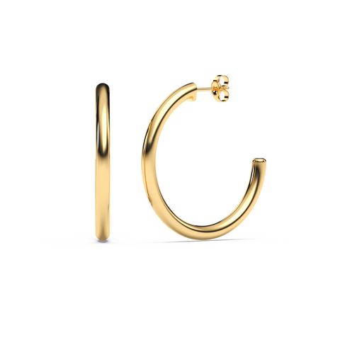 Hoop Earrings in Gold