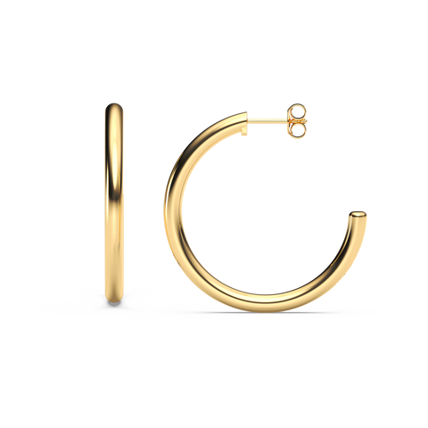 Hoop Earrings in Gold