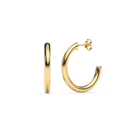 Hoop Earrings in Gold