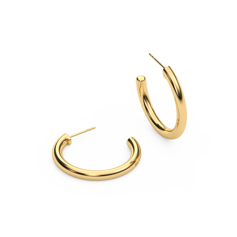 Hoop Earrings in Gold
