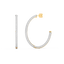 Hoop Earrings in White
