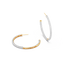 Hoop Earrings in White