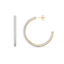 Hoop Earrings in White