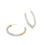Hoop Earrings in White