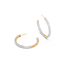 Hoop Earrings in White