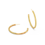 Hoop Earrings in Yellow