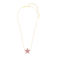 Star Pendant Necklace in Pink
