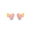 Heart Studs in Pink