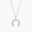 Lucky Horseshoe Pendant Necklace