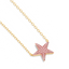 Star Pendant Necklace in Pink