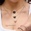 Star Pendant Necklace in Pink