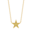 Star Pendant Necklace in Yellow
