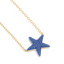 Star Pendant Necklace in Blue