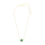 Star Pendant Necklace in Green