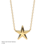 Star Pendant Necklace in Gold