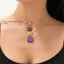 Star Pendant Necklace in Yellow