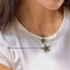 Star Pendant Necklace in Green