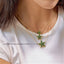 Star Pendant Necklace in Green