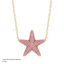 Star Pendant Necklace in Pink