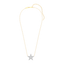 Star Pendant Necklace in White