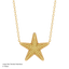 Star Pendant Necklace in Yellow