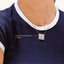 Cube Pendant Necklace in White