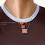 Heart Pendant Necklace in Orange