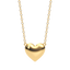Heart Pendant Necklace in Gold