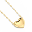 Heart Pendant Necklace in Gold