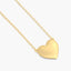 Heart Pendant Necklace in Gold