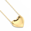 Heart Pendant Necklace in Gold