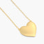Heart Pendant Necklace in Gold