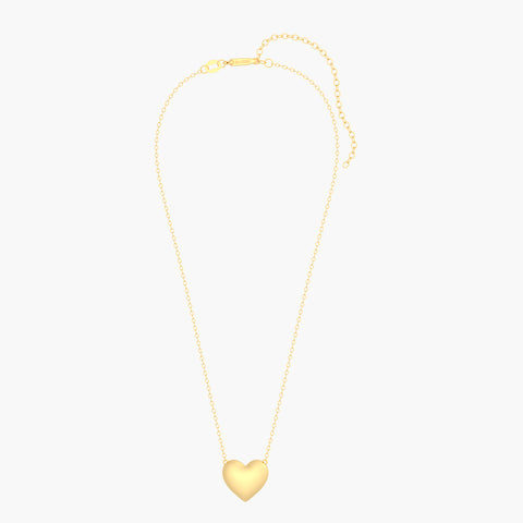 Heart Pendant Necklace in Gold