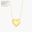 Heart Pendant Necklace in Gold