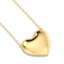 Heart Pendant Necklace in Gold