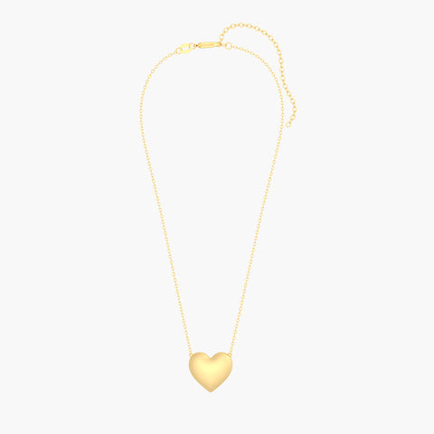 Heart Pendant Necklace in Gold