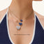 Heart Pendant Necklace in White