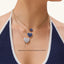 Heart Pendant Necklace in White