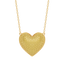 Heart Pendant Necklace in Yellow
