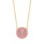 Sphere Pendant Necklace in Pink