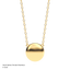 Sphere Pendant Necklace in Gold