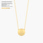 Sphere Pendant Necklace in Gold