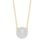 Sphere Pendant Necklace in White
