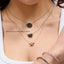 Sphere Pendant Necklace in Black